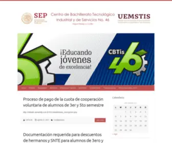Cbtis46.edu.mx(Educacion) Screenshot