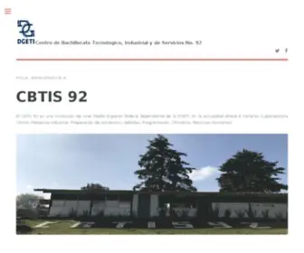 Cbtis92.edu.mx(CONVOCATORIA) Screenshot