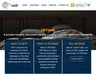 Cbtiweb.org(CBT-Iweb) Screenshot