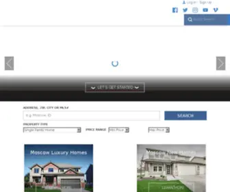 CBtmoscow.com(Homes for Sale & Real Estate in Quad Cities) Screenshot