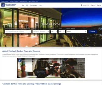 Cbtownandcountry.com(Coldwell Banker Town & Country) Screenshot