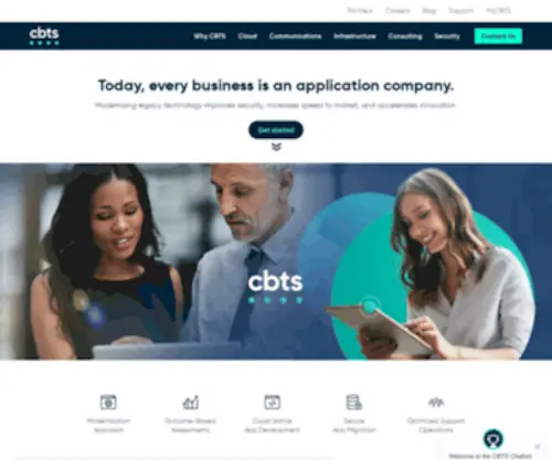 CBTS.net(CBTS drives business outcomes as your technology partner) Screenshot