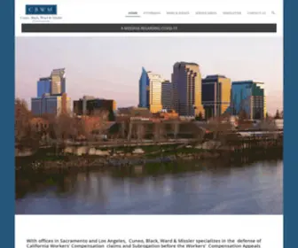 CBWmlaw.com(Workers Compensation Law and Subrogation Sacramento) Screenshot