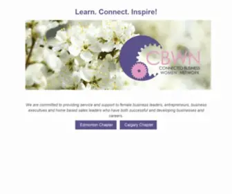 CBwnedmonton.com(Connected Business Women Network) Screenshot