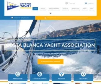 Cbya.org(Costa Blanca Yacht Association) Screenshot