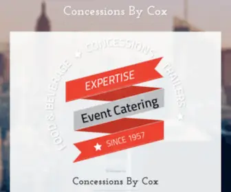 CBycox.com(Concessions by Cox) Screenshot