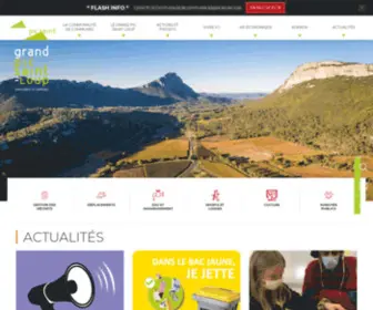 CC-Grandpicsaintloup.fr(Communauté de commune du Grand Pic Saint) Screenshot