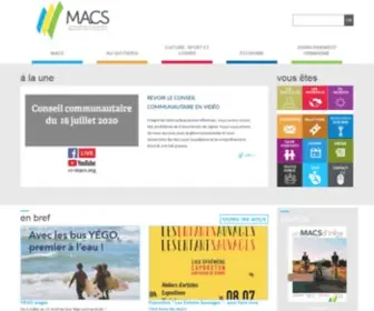 CC-Macs.org(Communauté de communes Maremne Adour Côte Sud) Screenshot
