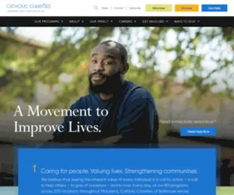 CC-MD.org(Catholic Charities of Baltimore) Screenshot