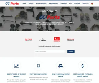 CC-Parts.com(Original Toyota) Screenshot