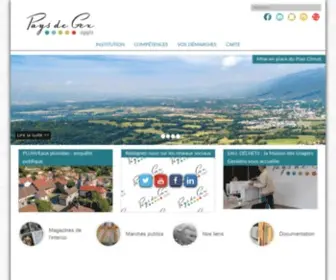 CC-Pays-DE-Gex.fr(Pays de Gex agglo) Screenshot