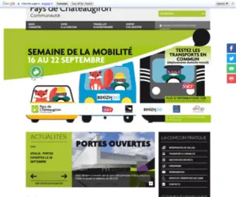 CC-Payschateaugiron.fr(Communauté de Communes) Screenshot