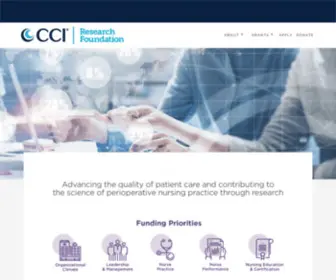 CC-Researchfoundation.org(CCI Research Foundation) Screenshot