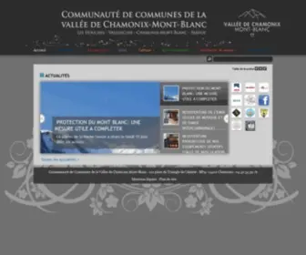 CC-Valleedechamonixmontblanc.fr(Actualités) Screenshot
