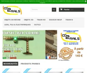 CC2Rails.com(Modélisme Ferroviaire neufs et d'occasions) Screenshot