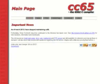 CC65.org(A freeware C compiler for 6502 based systems) Screenshot