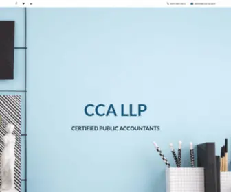 CCA-LLP.com(CCA is a full service tax) Screenshot