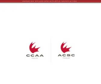 CCaa.ca(Canadian Collegiate Athletic Association (CCAA)) Screenshot