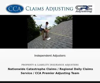 CCaadjusting.com(Insurance Adjusters) Screenshot