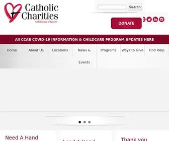 CCab.org(Catholic Charities Boston) Screenshot