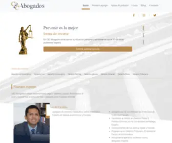 CCabogadosec.com(Compromiso y experiencia al servicio de tu caso) Screenshot
