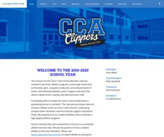 CCaboosterclub.com(Clear Creek Amana Booster Club) Screenshot