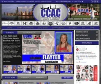 CCacsports.com(Chicagoland Collegiate Athletic Conference) Screenshot