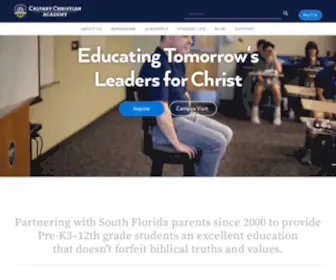 CCaeagles.org(Calvary Christian Academy) Screenshot
