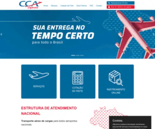 CCaexpress.com.br(CCA Express) Screenshot
