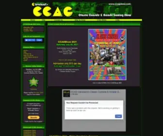 CCagshow.com(Classic Console and Arcade Gaming Show) Screenshot