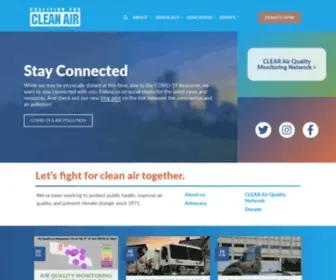 CCair.org(Coalition for Clean Air) Screenshot