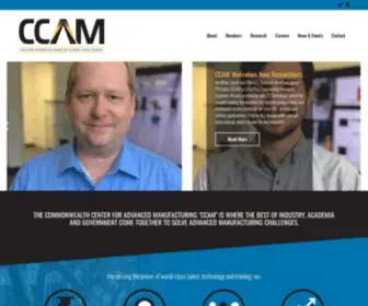 CCam-VA.com(Commonwealth Center for Advanced Manufacturing (CCAM)) Screenshot