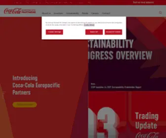 CCamatil.com(Coca-Cola Amatil) Screenshot