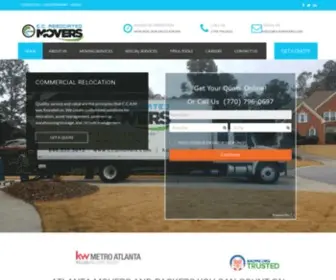 CCamovers.com(C. C. Associated Movers) Screenshot