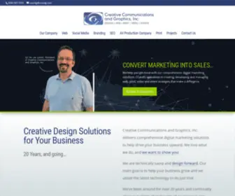CCandg.com(Creative Communications and Graphics) Screenshot