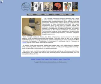 CCanesthesiareview.com(Core Concepts Anesthesia Review) Screenshot