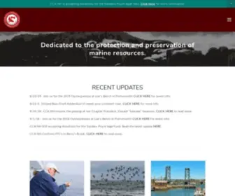 CCanh.org(Coastal Conservation Association of New Hampshire) Screenshot