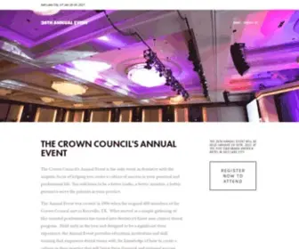 CCannualevent.com(Crown Council) Screenshot