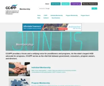 CCappmembership.org(CCAPP Membership) Screenshot