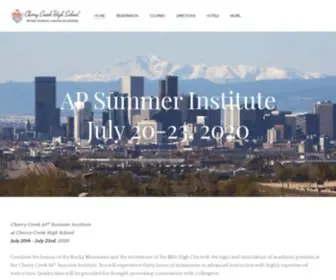 CCapsummerinstitute.com(Cherry creek ap* summer institute at cherry creek high school july 20th) Screenshot