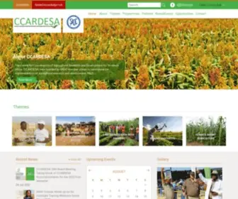 CCardesa.org(Centre for Coordination of Agricultural Research & Development for Africa) Screenshot