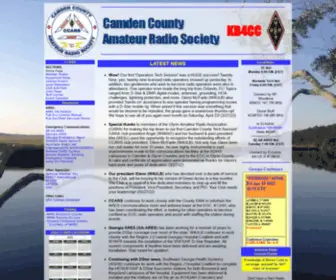 CCars.org(Camden County Amateur Radio Society (Georgia)) Screenshot