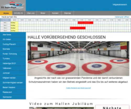 CCbadenregio.ch(Curling Center Baden Regio) Screenshot