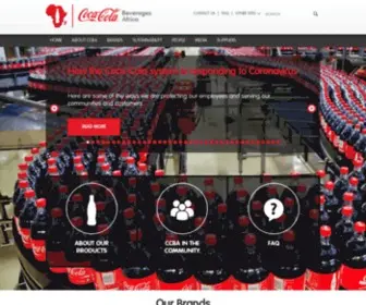 CCbagroup.com(Coca-Cola Beverages Africa (CCBA)) Screenshot