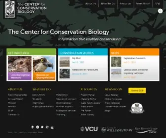 CCbbirds.org(The Center for Conservation Biology) Screenshot