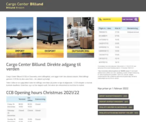 CCB.dk(Cargo Center Billund) Screenshot