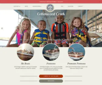CCboatrental.com(Lake Lewisville Boat Rentals) Screenshot