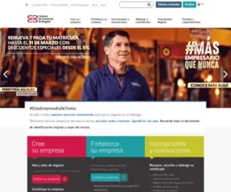 CCB.org.co(Cámara de Comercio de Bogotá) Screenshot