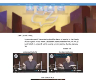 CCburbank.org(Calvary Chapel Burbank) Screenshot