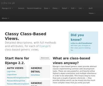 CCBV.co.uk(The best way to understand Django's class) Screenshot
